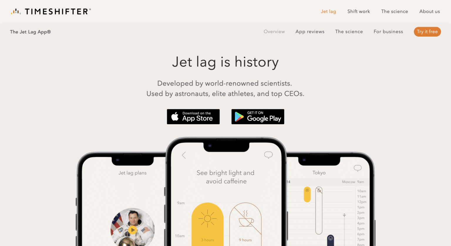 travel jetlag app