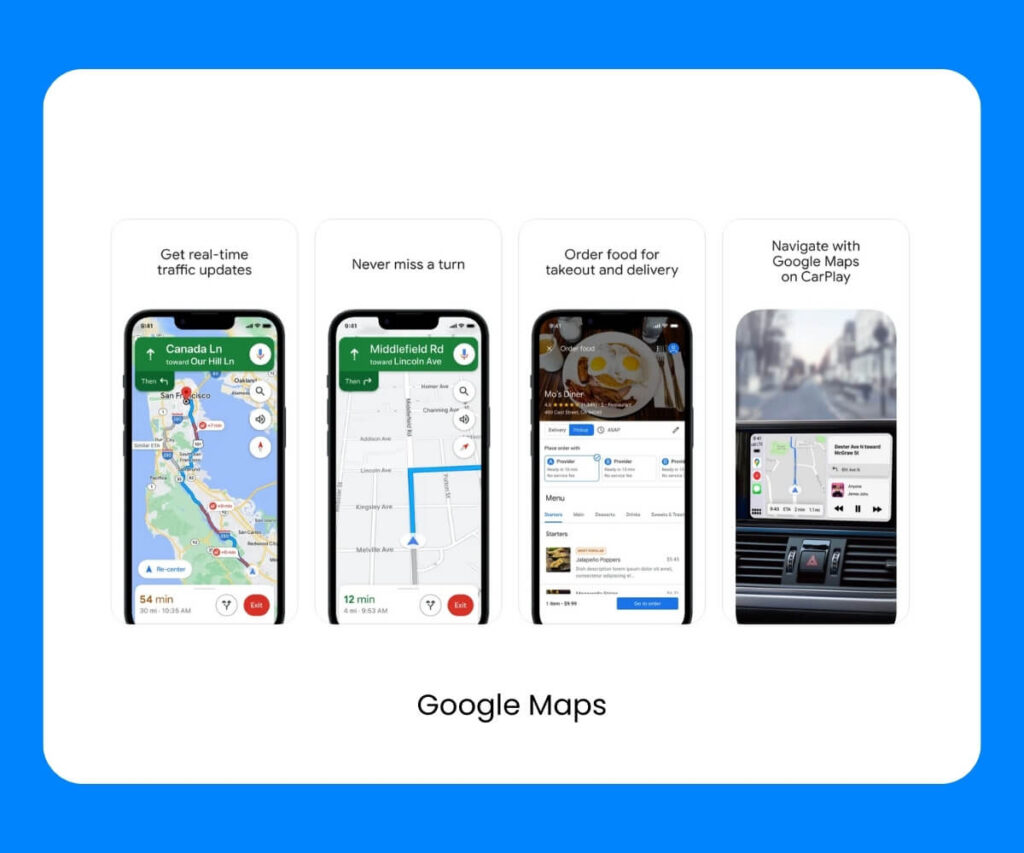 best apps when traveling to Europe Google Maps
