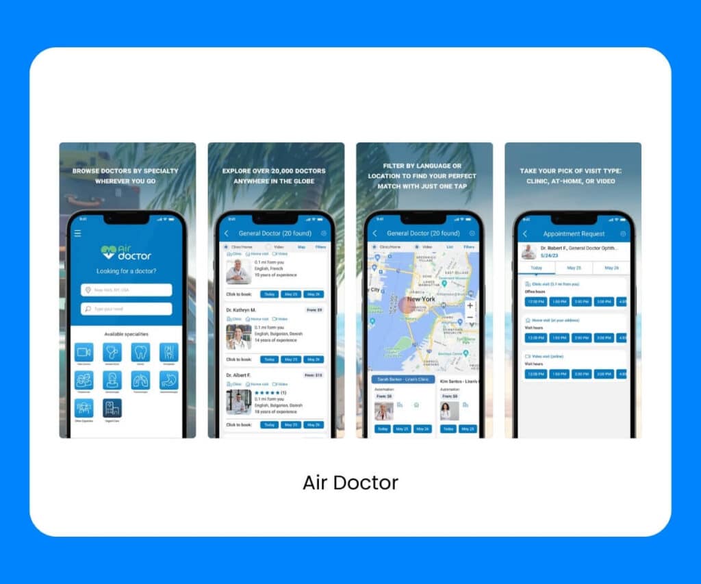 best travel app for Europe Air Doctor